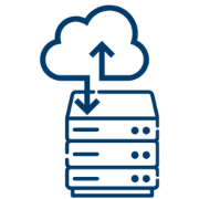 Server and Cloud Illustration